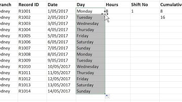 Practice Video: Fill Handle - Excel Skills for Business: Essentials