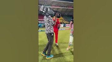 Naseem Shah with Zainab Abbas Post match #fyp #cricket #trending #fypシ゚viral