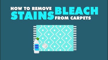 How to remove bleach stains from carpets