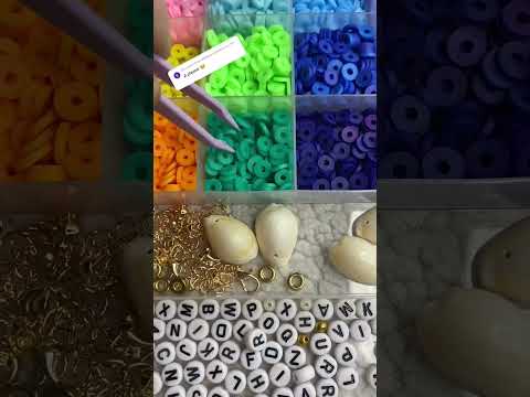 clay bead bracelet