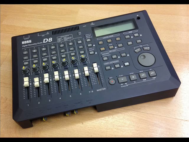 Korg D8 Digital multi track recorder guitar effects demo - YouTube