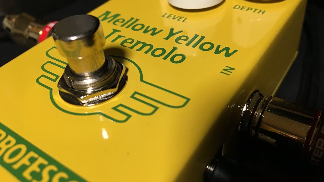Mad Professor Mellow Yellow Tremolo demo - YouTube