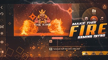 how to make fire gaming intro in kinemaster | How to make gaming intro|Kinemaster tutorial| Tech IB