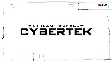 CyberTek Animated Twitch Overlay | Stream Overlay | Stream Package | StreamPulseStudio