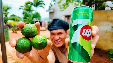 LÀM NƯỚC 7 UP TỪ QUẢ CHANH - KaTu Nguyễn