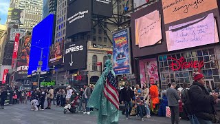 Welcome to New York City💝🗽🇺🇸 Times Square Show💃#dance #timessquare#nuanpainy#nyc #usa #dancers