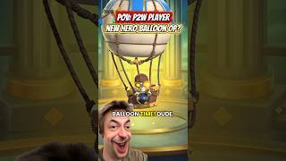 NEW Broken Hero Balloon, Pay to Win Players Everywhere… #clashroyale #clashroyaleshorts #supercell