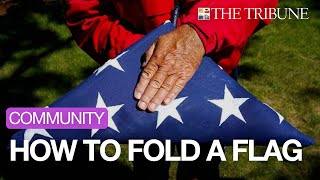 How to fold an American Flag