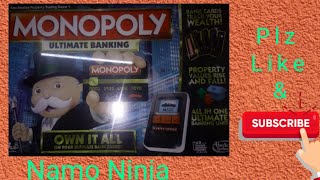 Monopoly Game: Ultimate Banking Edition Board Game, Electronic Bank