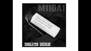 M116A1 Simulator Hand Grenade Dummy