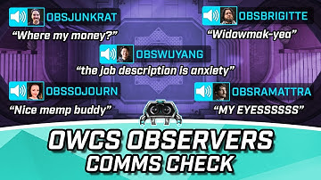 Inside Overwatch Observers HILARIOUS And INTENSE Comms