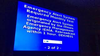 (Xfinity) EAS Required Monthly Test on TV Illinois (7/7/2020) (EAS #8)