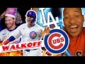 WINDY CITY WALKOFF! || DODGERS VS CUBS HIGHLIGHTS FAN REACTION!