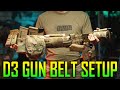 My d3 gun belt setup  the armory  spartan117gw