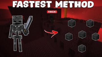 How to Get Wither Skulls/Head in Minecraft (PE/JAVA/BEDROCK) - FAST!