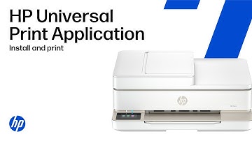 Install and print with the HP Universal Print Application | HP printers | HP Support