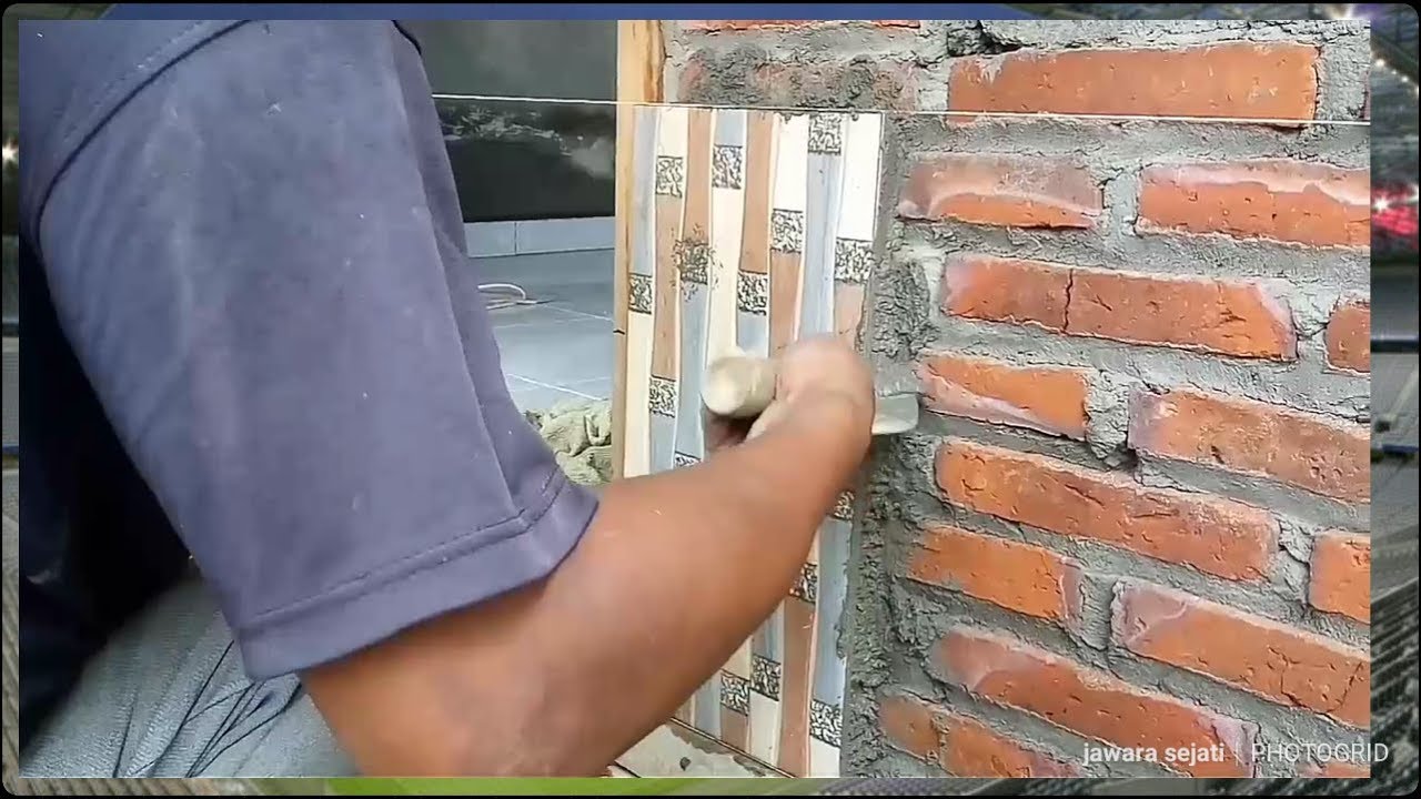  Cara memasang keramik  dinding dengan tehnik langka YouTube