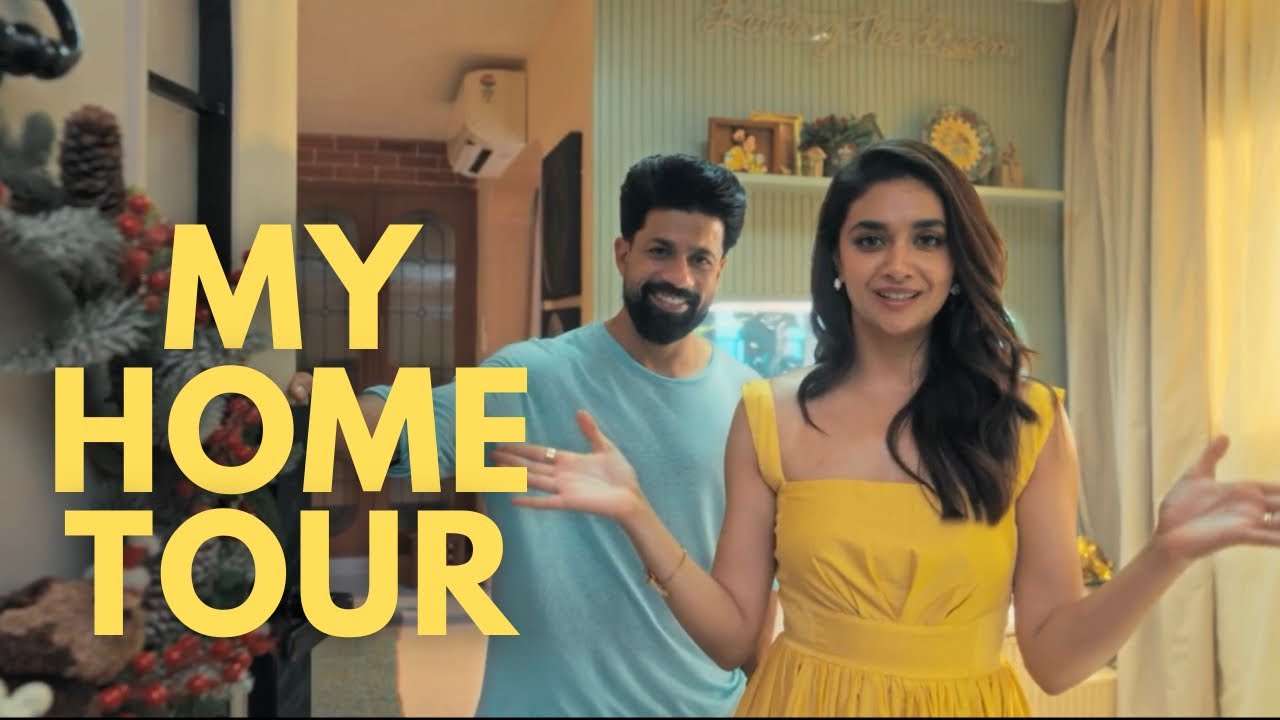 Heroine Keerthy Suresh’s Home Tour In Kochi | Antony | 