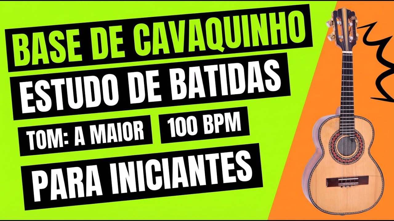 BATIDA DE CAVACO – Pagode Raiz | 100 BPM | Tom A | BASE  SEM VOZ
