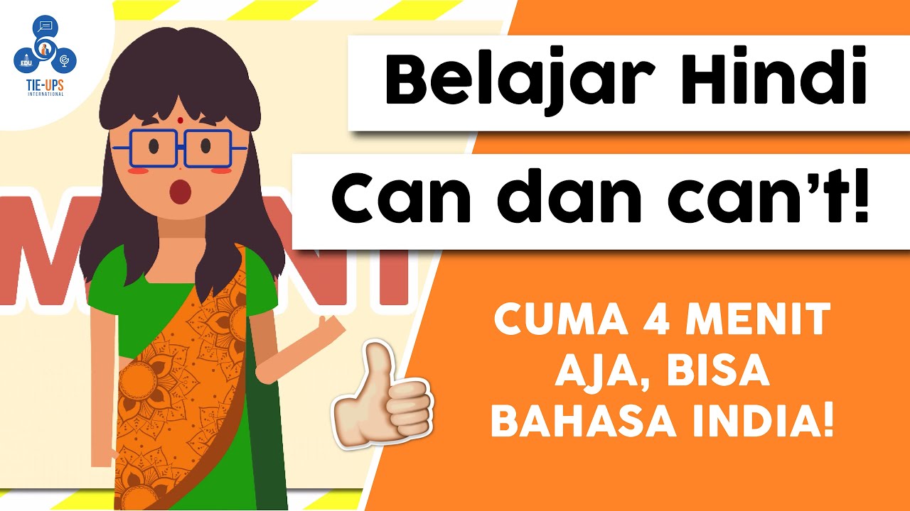 Cara Bilang Aku Bisa dan Tidak Bisa dalam Bahasa India! Bahasa India