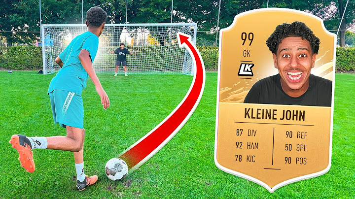Ik Nam 50 Penalty's Tegen Kleine John! ⚽️