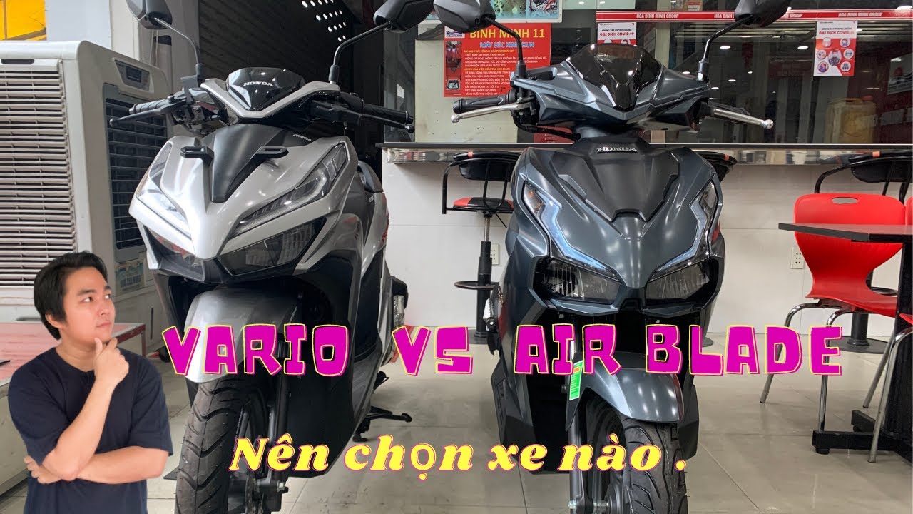 Air Blade và Vario - Nên chọn xe nào - youtube