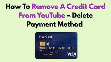 How To Remove A Credit Card From YouTube – Delete Payment Method (2025)