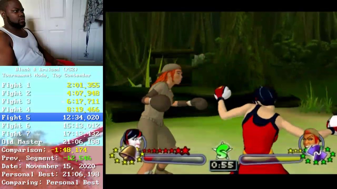 Black & Bruised (PS2) Tournament Mode, Top Contender in 