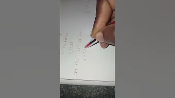 First Derivative Question 