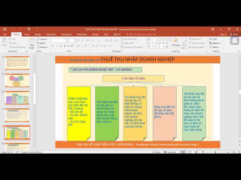 Video Thuế thu nhập doanh nghiệp, các khoản chi phí được trừ... - youtube