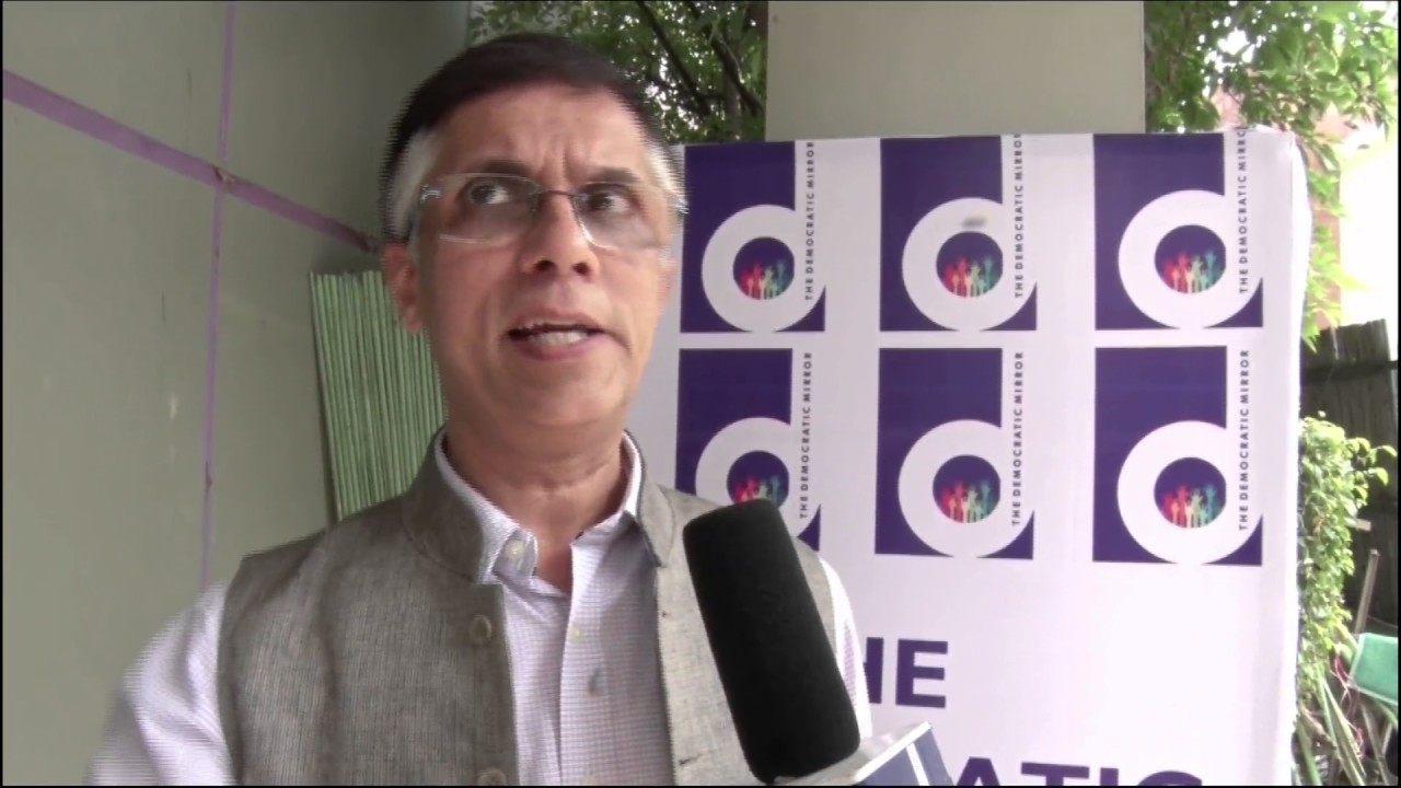 Congress Party Spokesperson Mr. Pawan Khera​ speaking at The Democratic Mirror