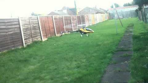 Align Trex 600 ESP first maiden flight and autorotation