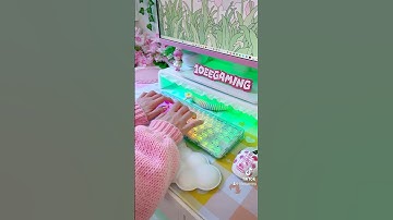 Yunzii X71 Unboxing 🧊 10eegaming #setup #gamingsetup #gamergirl #desk #study #keyboard #asmr #blue