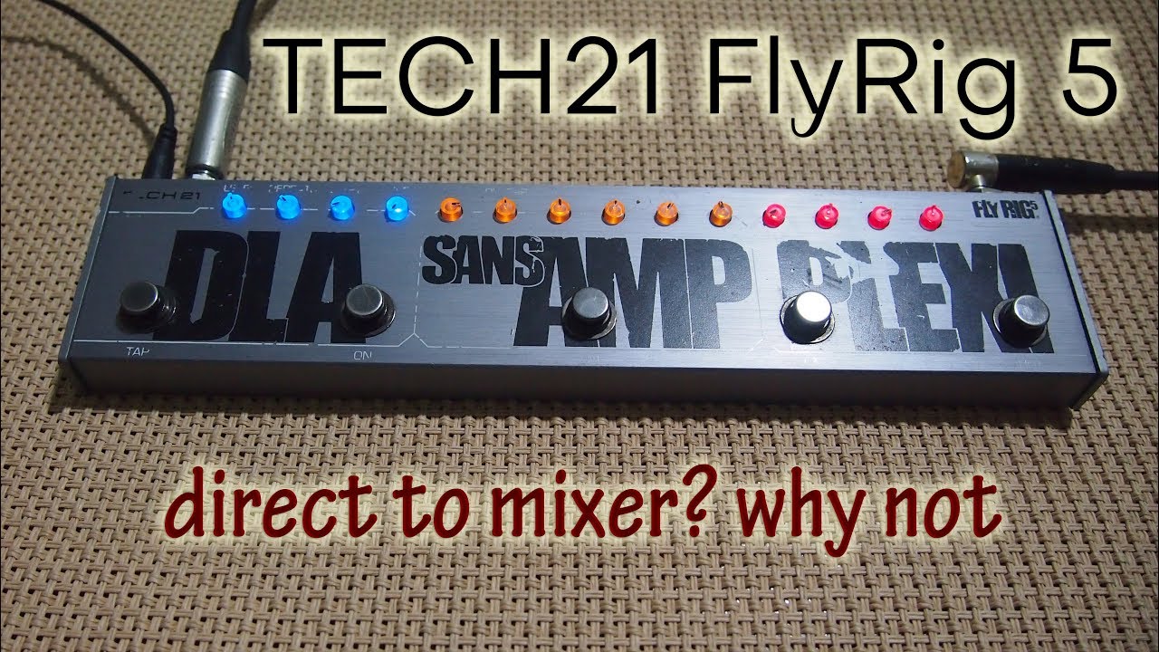 tech21 flyrig5 v.1 analog guitar effects strip - YouTube