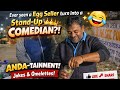 Comedian egg seller in Delhi| When Egg Meets Entertainment | Ande Pe Gyaan!