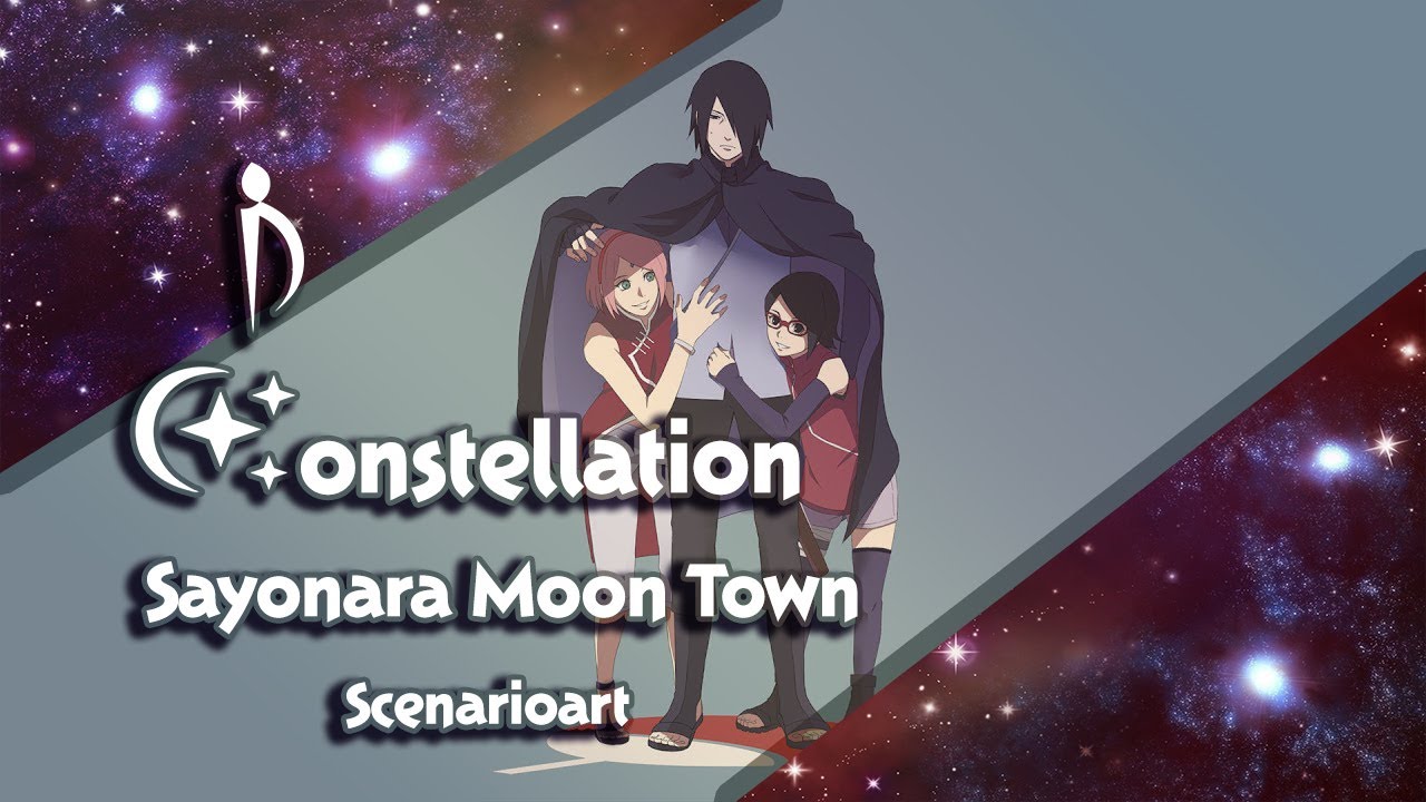 [Constellation: yamiuso, Mitsuki Yokono] Scenarioart - Sayonara moon town (НА РУССКОМ)