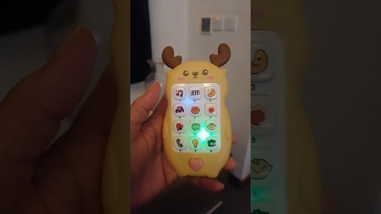 CUTEST LEARNING PHONE TOY Digitallearning Cute Soundeffects Phonetoy Amazing Video Toy