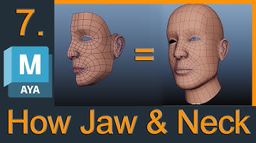 How to complete your face with perfect topology Maya Video 7