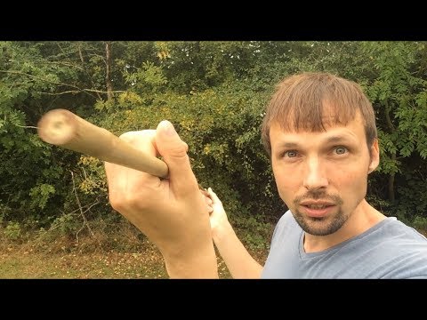 How to throw a stick properly