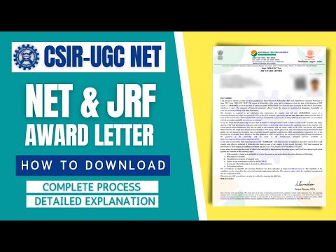 UGC JRF & LS (NET) Certificate: How to Download | Complete Process | All 'Bout Chemistry