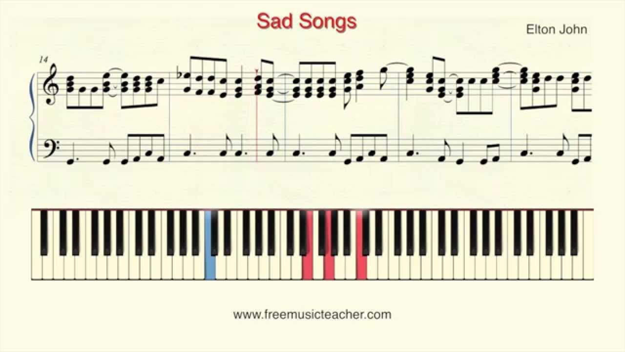 sad songs to play on piano