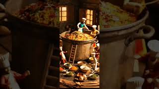 Viral mini cooking biryani #HandmadeMiniature#MiniatureCreation#MiniatureCollector#YouTubeShorts
