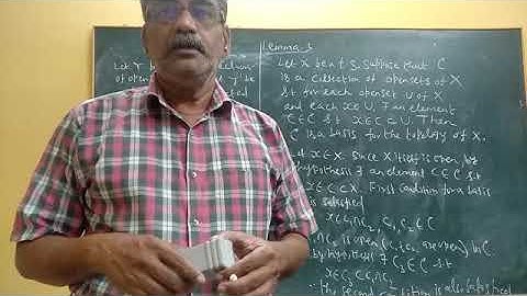 Topology Basis theorem 3