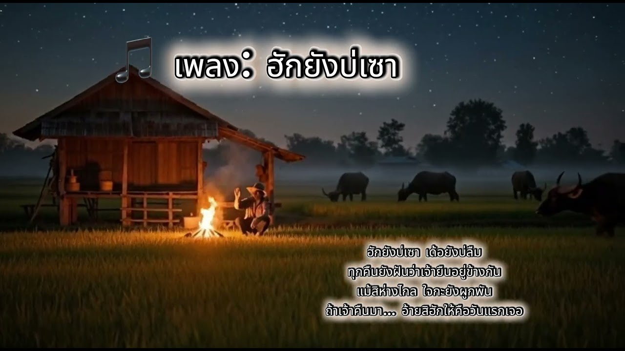 🎵 เพลง: ฮักยังบ่เซา