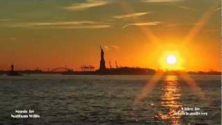 Statue of Liberty Sunset Timelaps