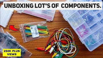 Unboxing a lot of #Electronic Components | Electronics tool kit | DF Robot