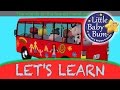 Youtube Thumbnail Let's Learn "Wheels On The Bus"! With LittleBabyBum!