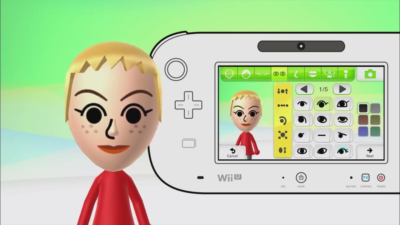 Mii Maker (Wii U) Jessie From Wii Sports YouTube