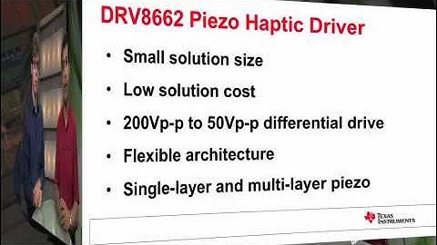 What is Haptics? A Q&A with TIs Haptics Team (Part 2 of 2)