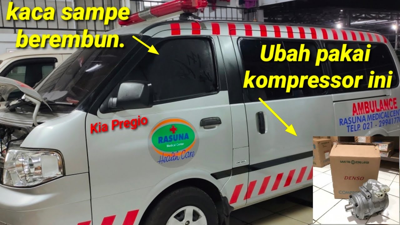 Ubah compressor pregio pakai Denso.! @Prioritasteknik